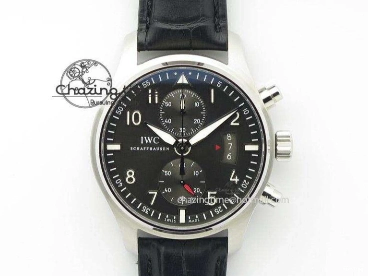 MIROTIME 0319 Portofino IW458101 RG MK 1:1 Best Edition Silver Dial On Red Leather Strap MIYOTA FashionForward 7162